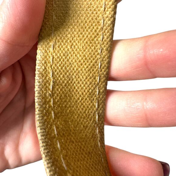 L.L. Bean Boat and Tote Vintage 90s Cream Burgundy Canvas Tote Bag - READ - Picture 9 of 9